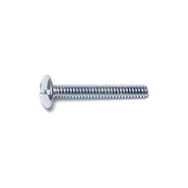 Midwest Fastener #6-32 x 1 in Combination Phillips/Slotted Truss Machine Screw, Zinc Plated Steel, 100 PK 01962 - main